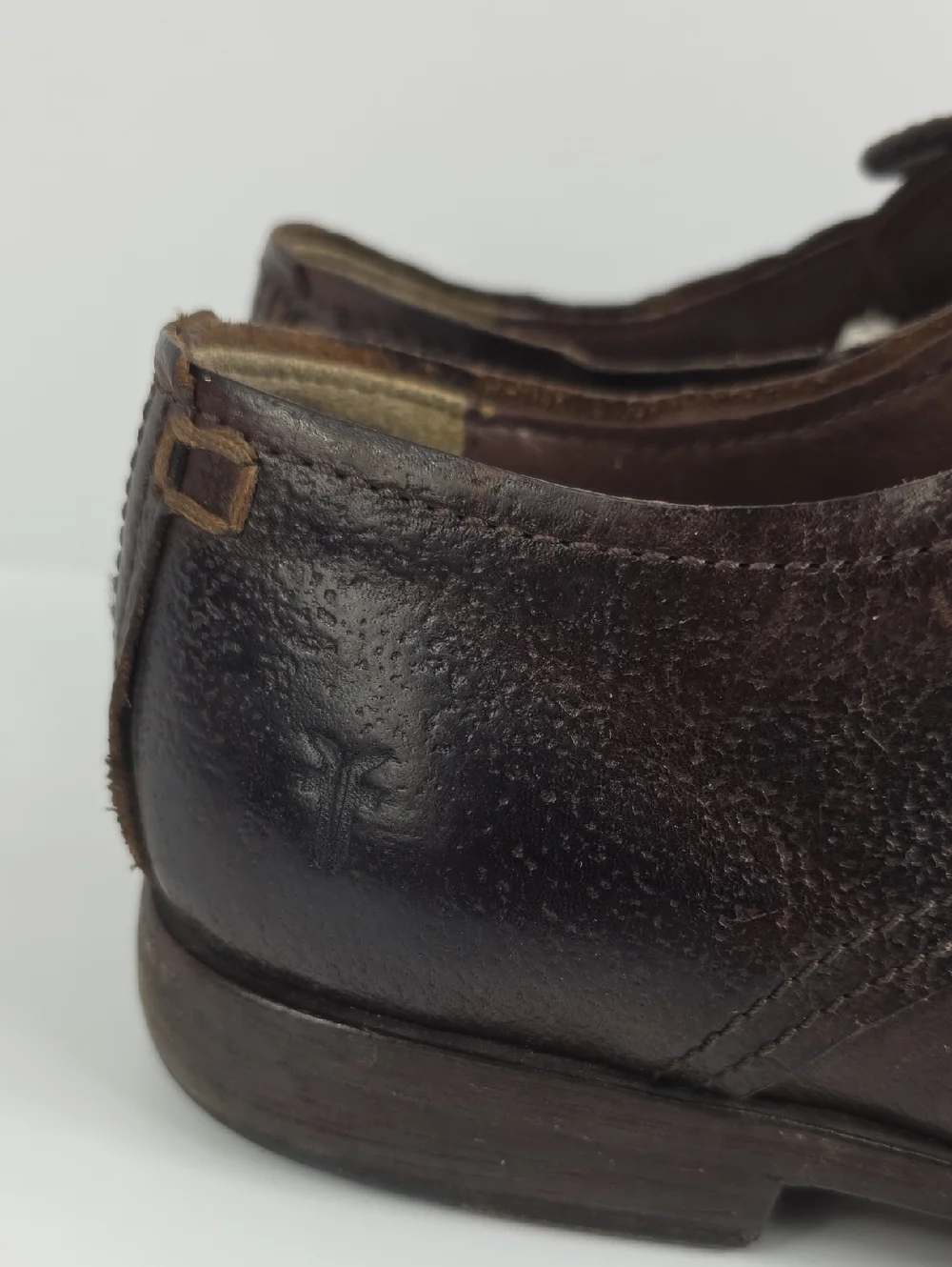 Frye Johnny‎ Brown Leather Men's Oxford Shoes Size 11.5
